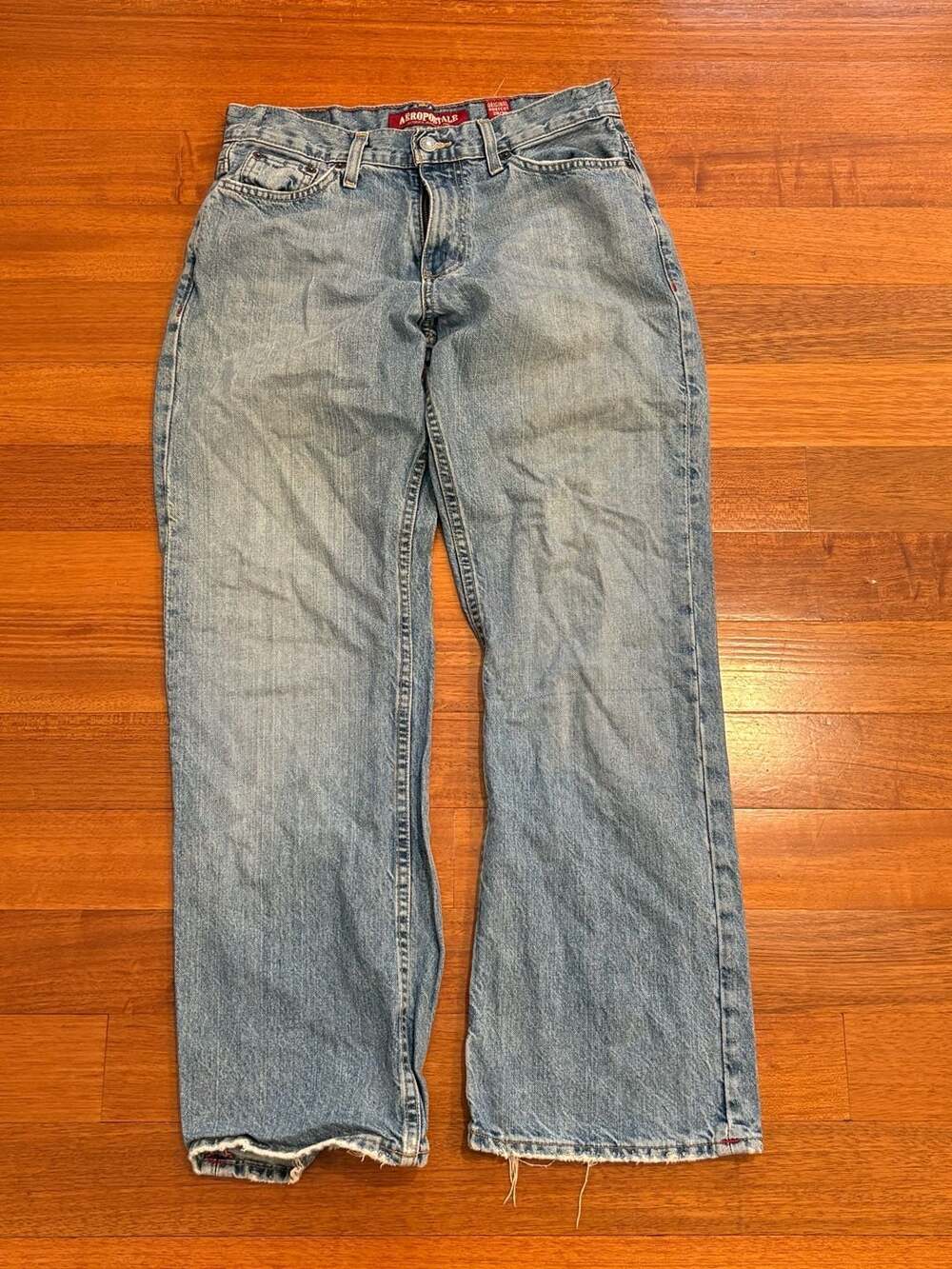 Y2K Aeropostale Vintage Original Bootcut Jeans Light Wash 28/30